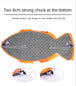 Luxury Fleece Large Blanket, Your Pet's Ultimate Fish Shape Puzzle Snuffle Mat