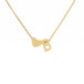 Stylish Affection: Gold Stainless Steel Letter Pendant Necklace, a Fashion Jewelry Essential