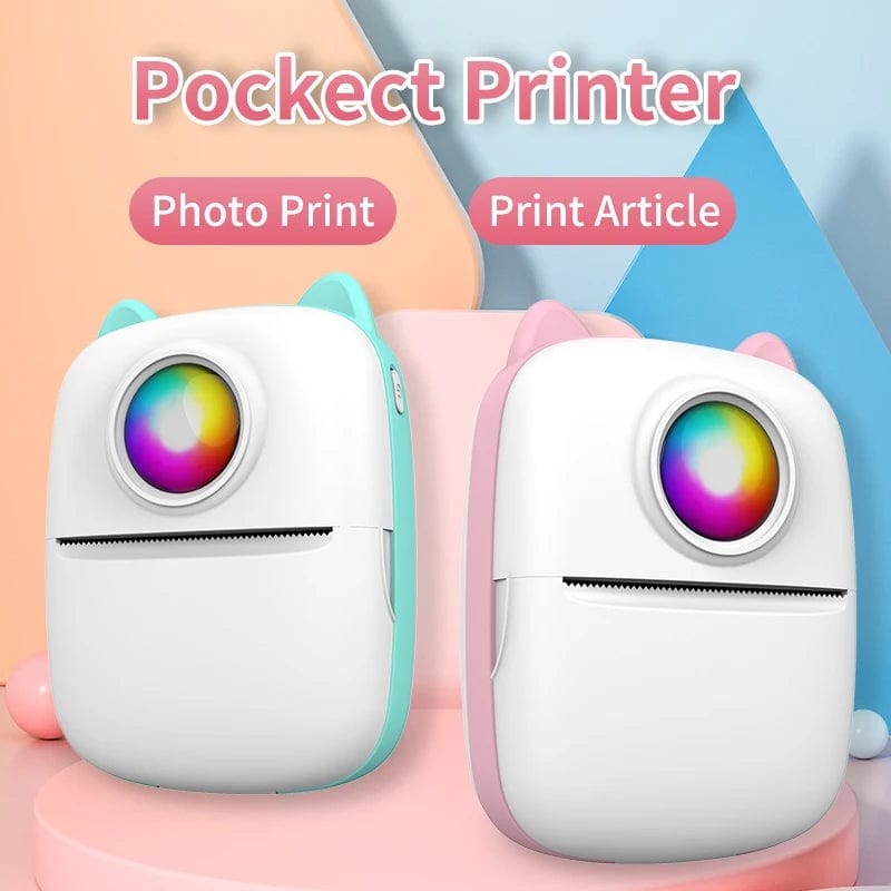 Instant Prints Anywhere: Digital Photo Thermal Label Printer – Your Portable Printing Companion