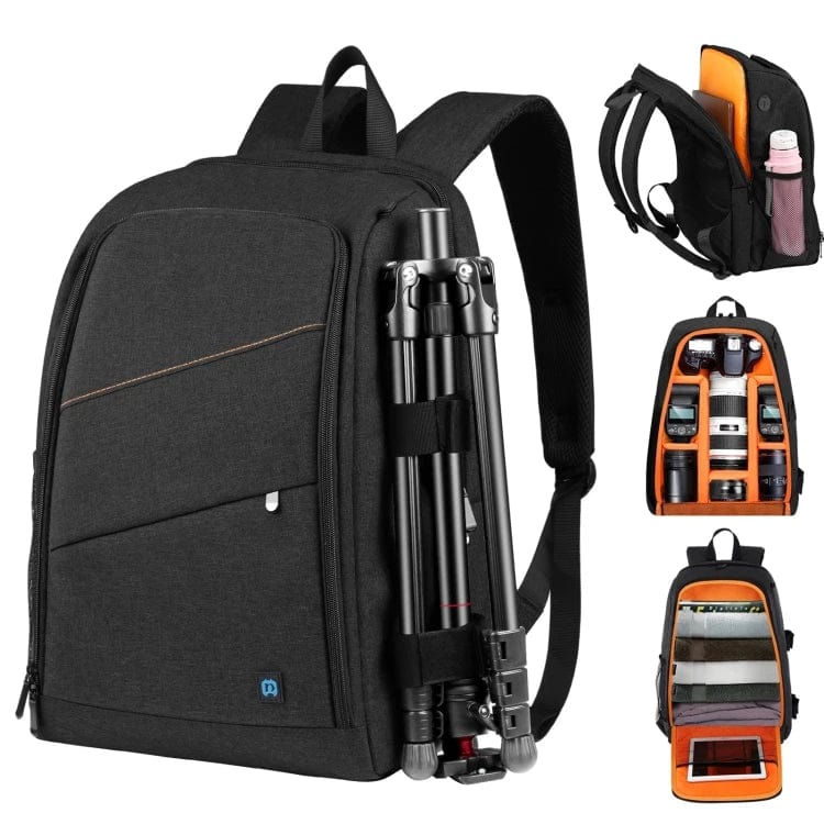 Portable Camera Bag - Waterproof, Scratch-proof Dual Shoulder Backpack