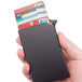 Unisex Sophistication: Thin ID Card Case in Yamo's Solid Metal RFID Smart Wallet