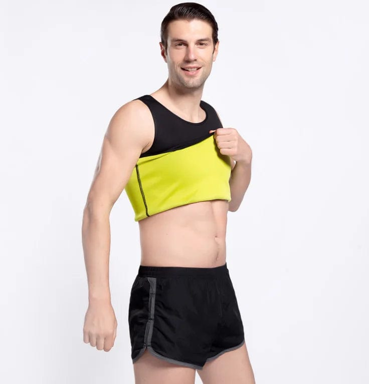 Define Your Form: High-Quality Men's Slimmer Saunasuits Shapewear Compression Top