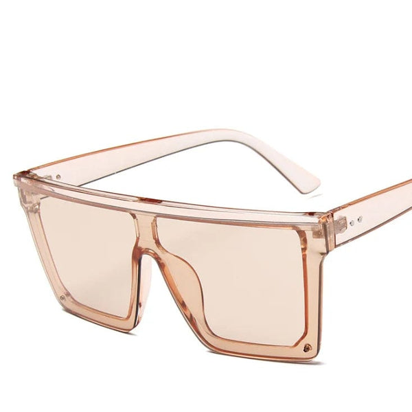 Luxury Designer Retro Classic Oversized Square Sunglasses with Big One-Piece Lenses: Shades for Men and Women