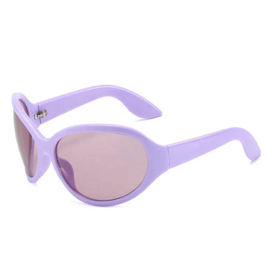 Fashion Female Sun Glasses: Oversized Big Frame Mirror Eyewear for Women