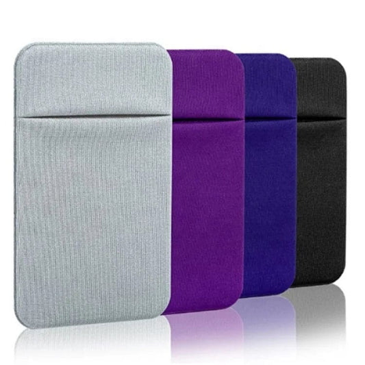 Smart and Stylish: Slim Microfiber Stretch Card Sleeves for Phone Credit Card Holder