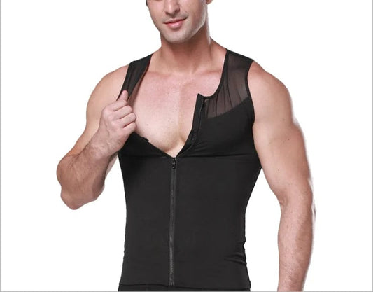 Men's Tummy Control Shapewear Vest | Body Shaping Compression