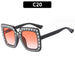 Luxury Oversize Retro Square Sunglasses with Rhinestone Bling: Newest Fashion for Women