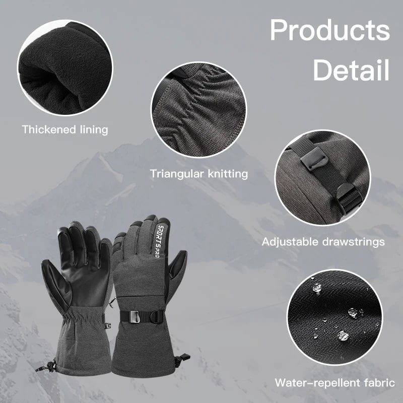 Winter Gloves for Unbeatable Protection - Warm Winter Gloves for Men and Women with Split Fingers