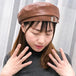 Modern Elegance: Japanese Simple Net Red Painter Hat - A Fashionable Beret for Men