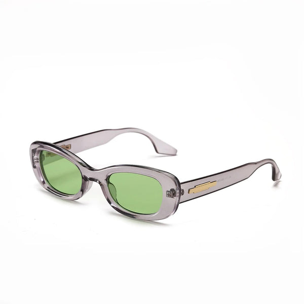 Oval Sunglasses - Retro Small Sun Glasses for Women with Candy-Colored Lenses