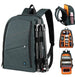 Portable Camera Bag - Waterproof, Scratch-proof Dual Shoulder Backpack