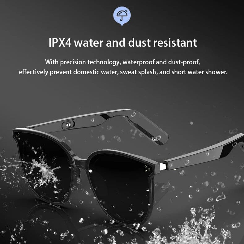 Smart Glasses: Fashion Polarized Wireless Headset with Audio Bluetooth Sunglasses Earphone