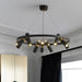 Nordic Home Decor Pendant Lamp - Modern Black LED Hanging Light for Dining Rooms
