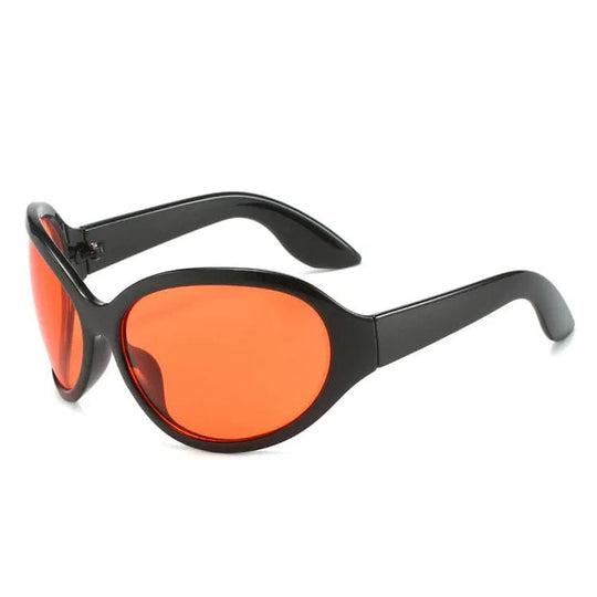 Fashion Female Sun Glasses: Oversized Big Frame Mirror Eyewear for Women