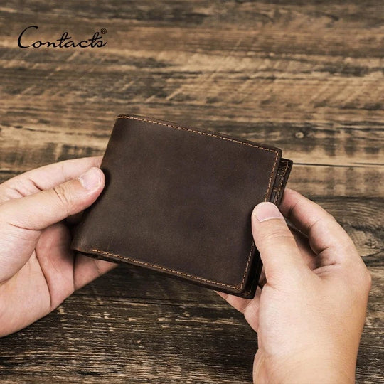 Tailored Elegance: Custom Men's Slim Wallet – A Statement of Luxury and Practicality