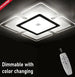 Sleek Simplicity: 20cm Modern LED Ceiling Lights - Acrylic Lamp with Tricolor Light for Stylish Living Spaces