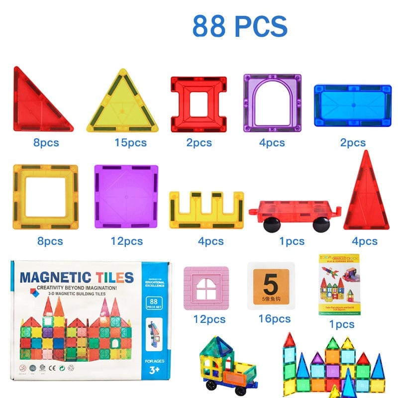 Magnetic Marvels: Unleash Creativity with Our Kid Toy Magnetic Building Blocks