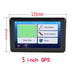 Car GPS Navigator: 5-Inch HD TFT Touch Screen, FM Transmitter, 8GB Memory