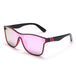 Men and Women's Fashion Eyewear: Vintage Big Frame Sun Glasses with One-Piece Lens for Driving