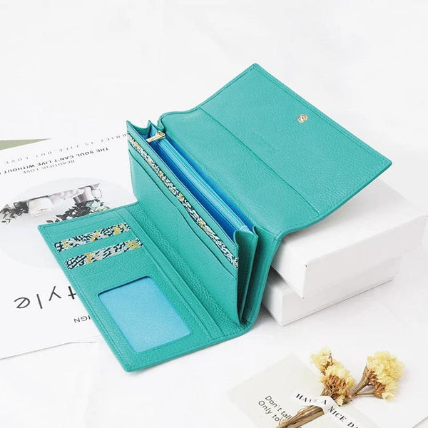 Effortless Style: Female Phone Bag - Long Tri-fold Clutch Wallet for the Modern Woman