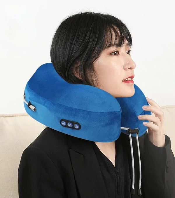 Cervical Massager with Memory Foam Support Pillow