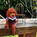 Playful Perfection: Hand-Painted Teddy Dog Resin Crafts, Not Easily Deformed