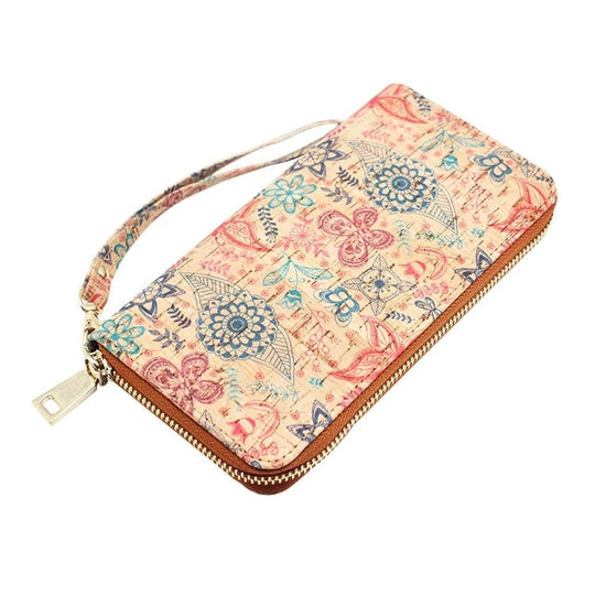 Eco-conscious Elegance: RFID Ladies Wallet with Coin Pocket - Trending Cork Cardholder