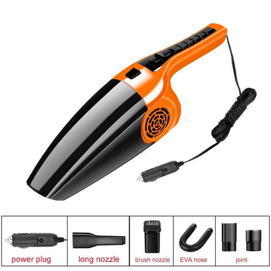 Drive in Clean Comfort: Wet and Dry Strong Suction Car Vacuum Cleaner – 120W Power.