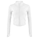 Chic Warmth: Unleash Style and Comfort with Zipper Long Sleeve Yoga Jackets for Women's Fitness