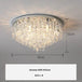 Luxurious Illumination: Round LED Ceiling Lamps - Crystal Luxury Lights for Bedrooms and Dining Rooms