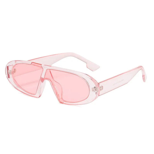 Fashionable Custom Oval-Shaped Visor Sunglasses for Women: Trendy Eye Wear