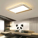 Clean Elegance: Living Room Ceiling Lights - Rectangular LED Lamp for Simple and Stylish Home Illumination