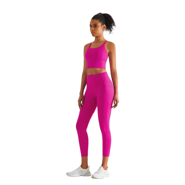 High Quality Adjustable Strap Bra Women Gym Fitness Push Up Yoga Sports Bras with Bra Pads