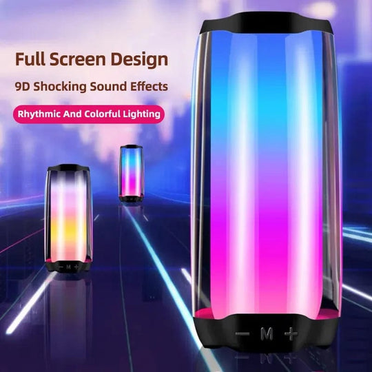 Outdoor Portable Bluetooth Speaker with Colorful Lights: Pulse4 Subwoofer Speaker