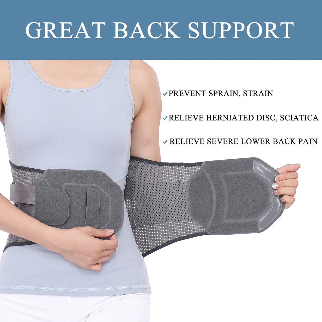 Optimized Performance: Lumbar Brace Waist Trimmer Belt for Men's Deep Squat Support