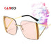 Square Oversized Rimless Sunglasses for Women - Stylish Female Shades