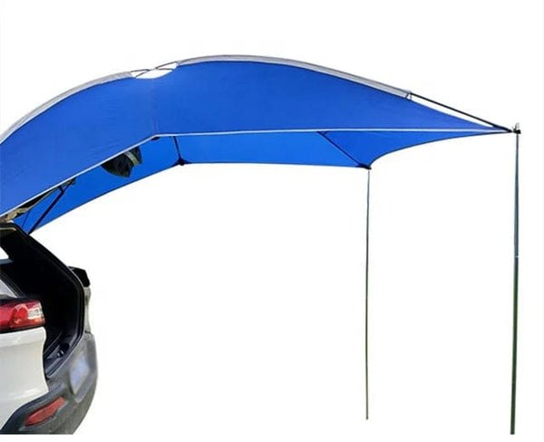 Rooftop Camping Simplified: Compact Cot and Small Car Tarp - Lightweight Comfort for Outdoor Enthusiasts