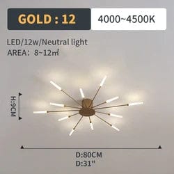 Lighting Elegance: New Arrival Smart Fireworks Chandelier - Round Spiral LED Ceiling Light for a Modern Touch