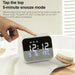 Q5 Multi-Function LED Desk Clock: Adjustable Time, Date, and Temperature Display