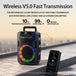 Outdoor 3D Surround Wireless Subwoofer: Bluetooth, Waterproof, Professional Bass Speaker