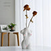 Sculptural Elegance: Creative Luxury Tall Ceramic Female Body Design Vase for Home Decoration