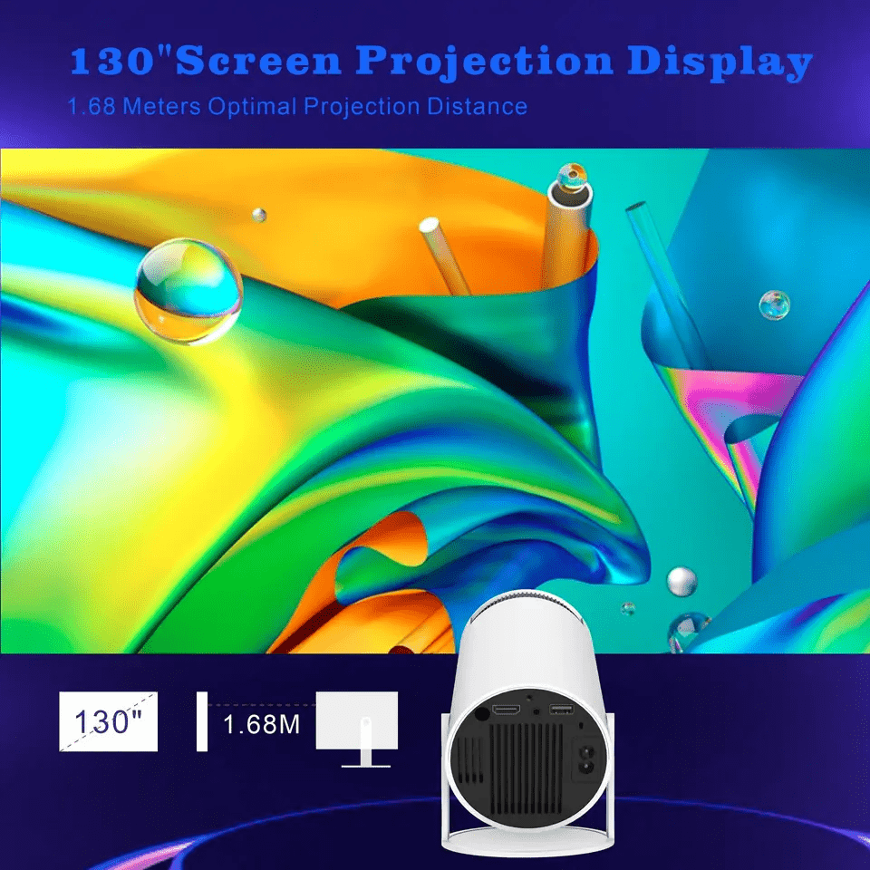 Ultimate Portable Smart 4K Android Mini Home Theater LCD Projector