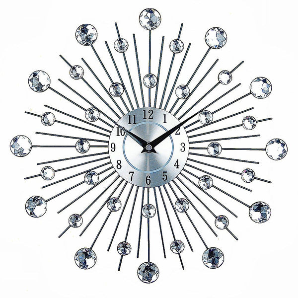 Nordic Crystal Diamond Wall Clock - A Fusion of Art and Functionality