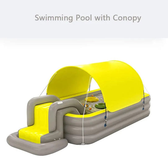 Baby Swimming Pool: High-strength Support For Outside For 1 Year Old