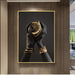 Cultural Elegance: Black Woman's Hand with Gold Jewelry Wall Art - Embrace African Heritage in Your Home Decor