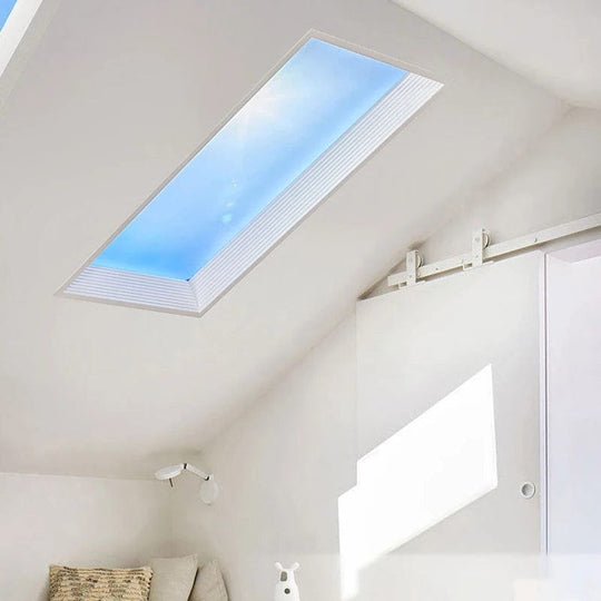 Serene Skies Indoors: Sun Sky Light Skylight Natural Lamp - Blue Sky Embedded Ceiling Lighting for Bedrooms