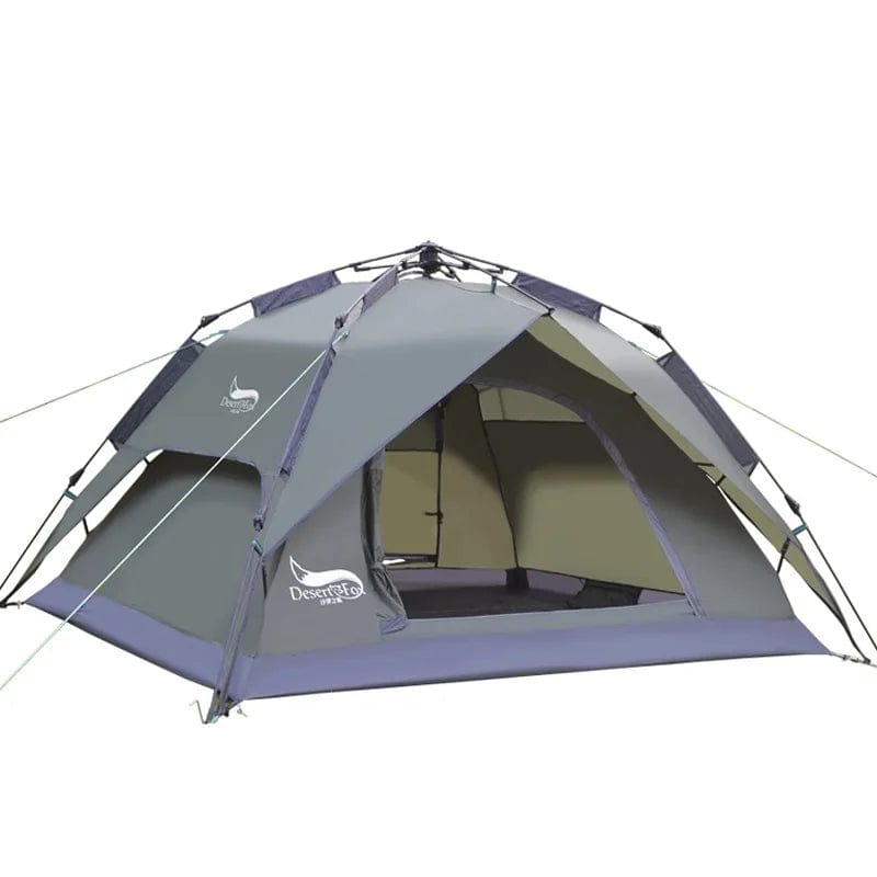 Instant Adventure: Automatic Outdoor Sport Hiking Family Popup Tent for 3-4 Persons