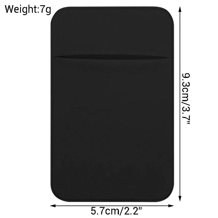 Smart and Stylish: Slim Microfiber Stretch Card Sleeves for Phone Credit Card Holder