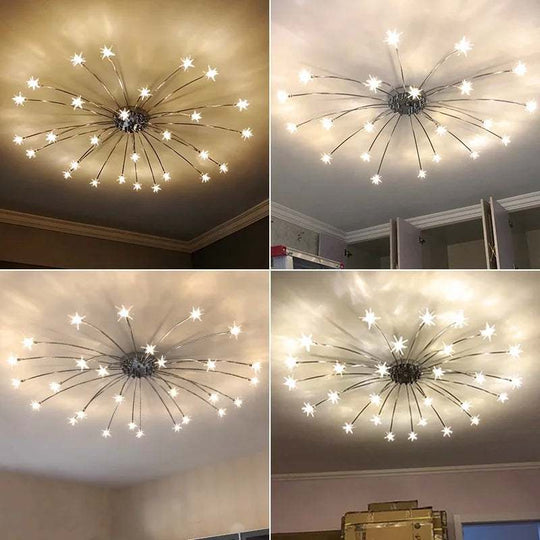 European chandelier ceiling lamp for bedroom living room decor JY8107