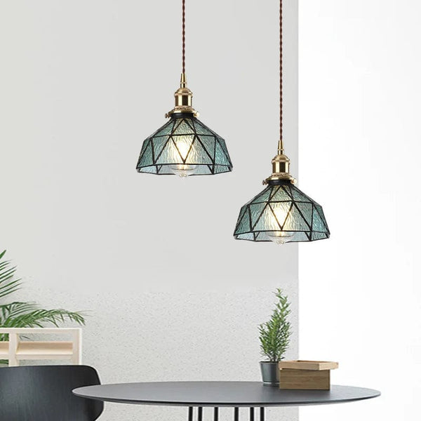 Glass Colorful Hanging Decorative Room Lighting - Nordic Ceiling LED Chandeliers & Pendant Light for Playful Spaces